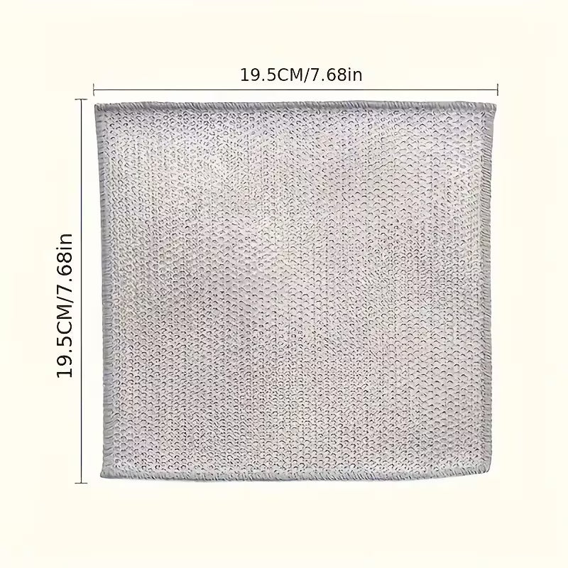 Pack of 10 Dual-Sided Microfiber Cleaning Cloths